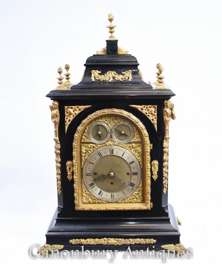 Victorian Bracket Clock, circa 1880 For Sale 6