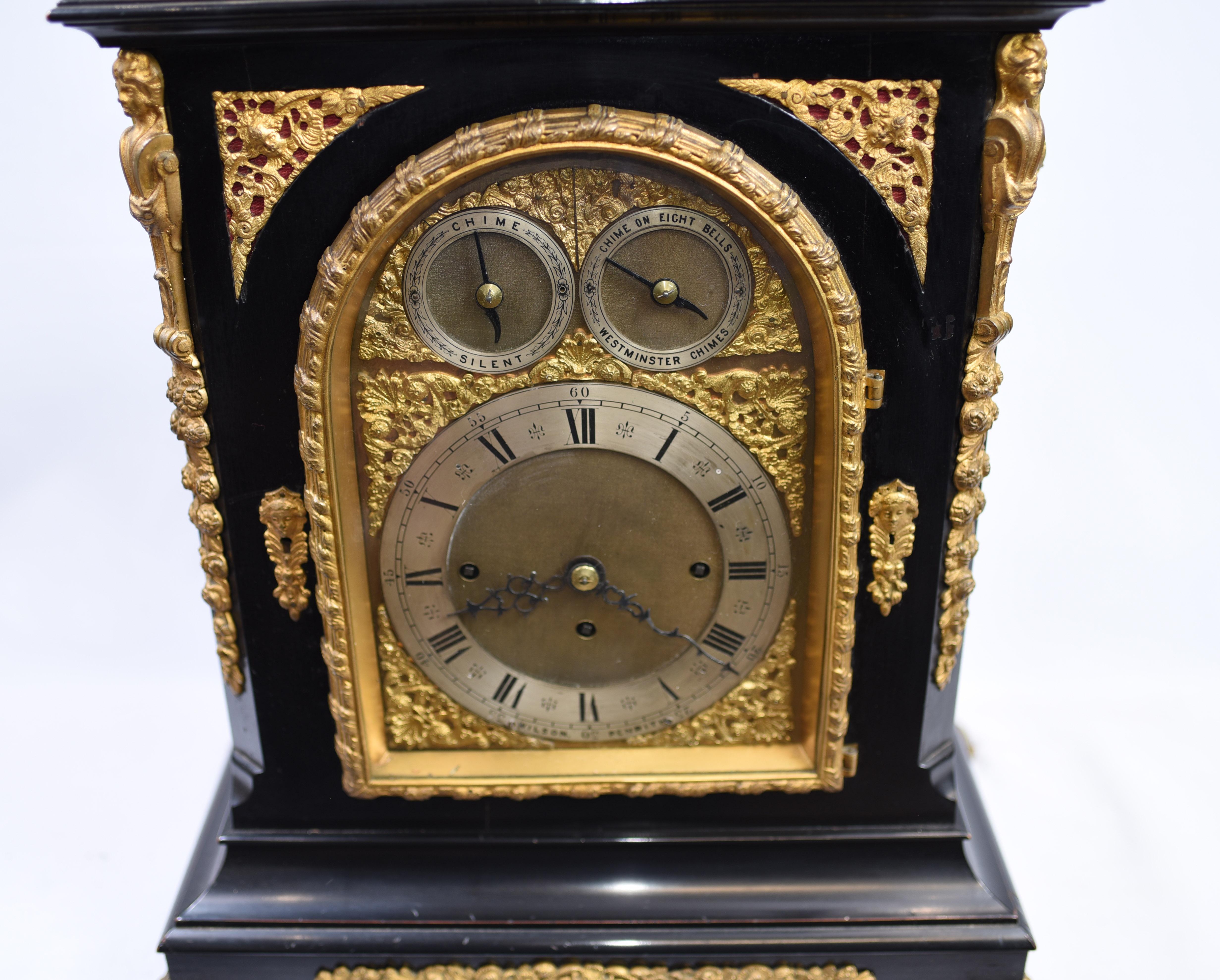 Victorian Bracket Clock, circa 1880 In Good Condition For Sale In London, GB
