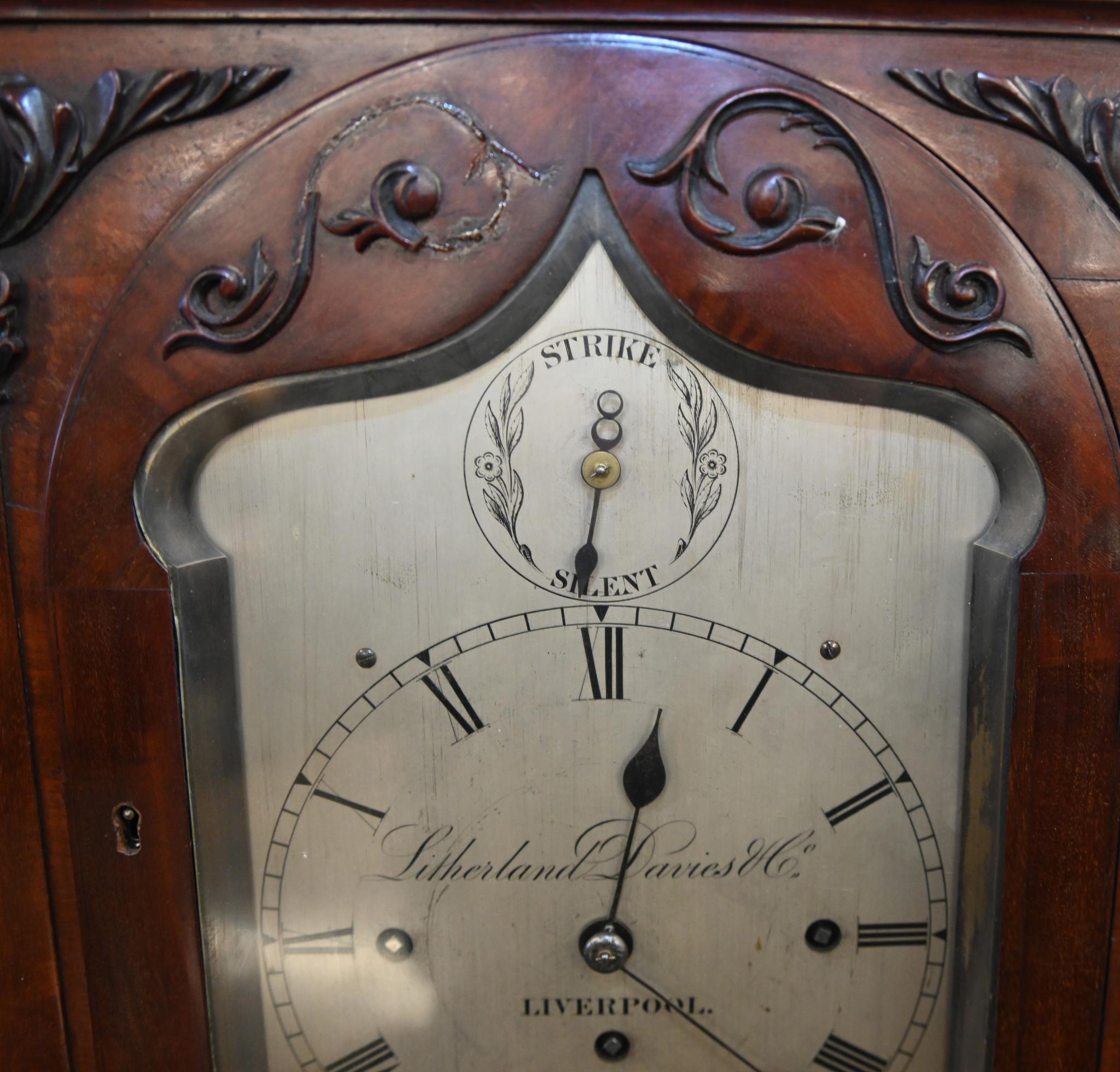 Victorian Bracket Clock Litherland Davies Liverpool 1820 1
