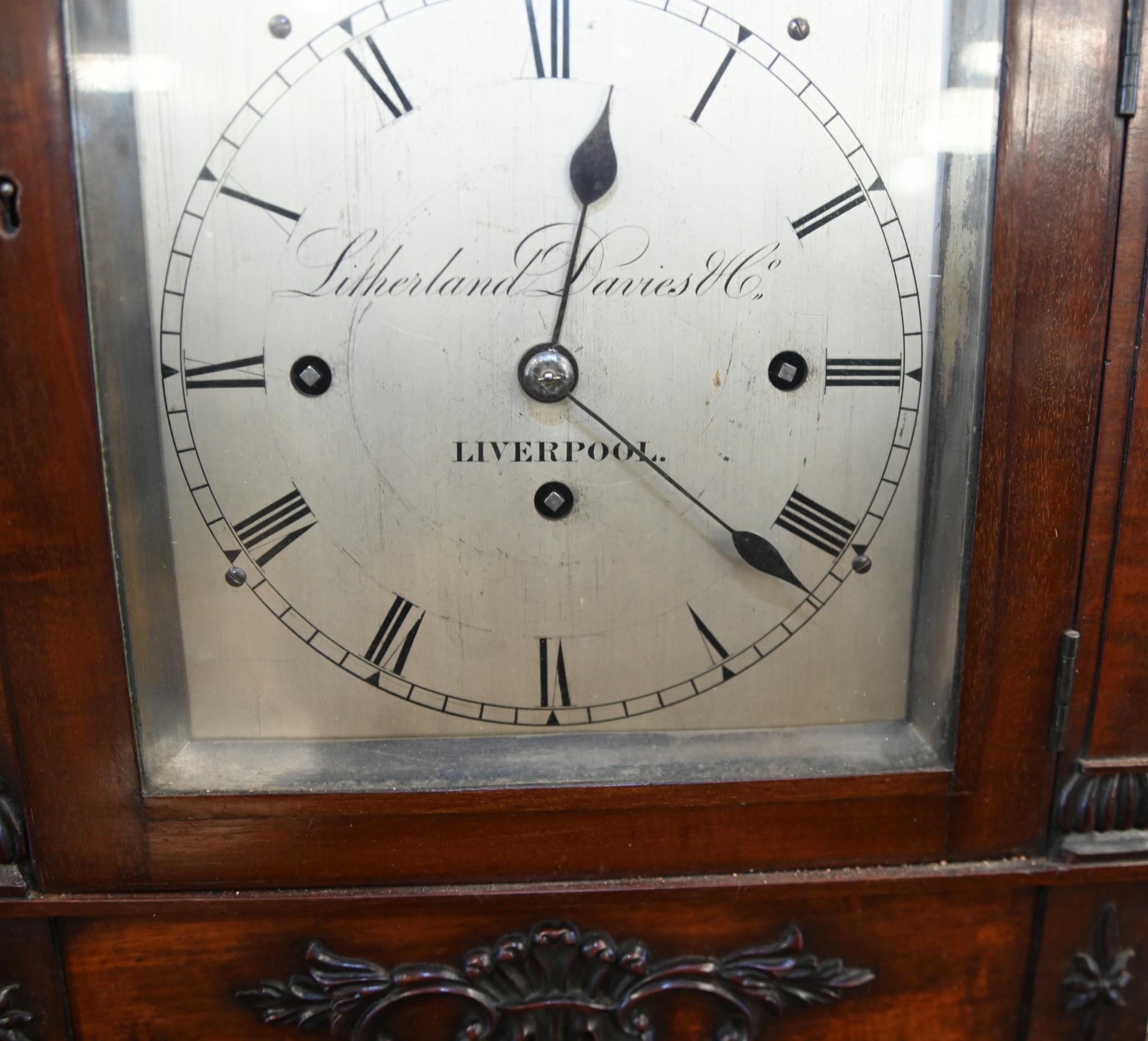 Victorian Bracket Clock Litherland Davies Liverpool 1820 2