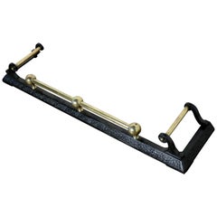 Victorian Brass and Iron Fender
