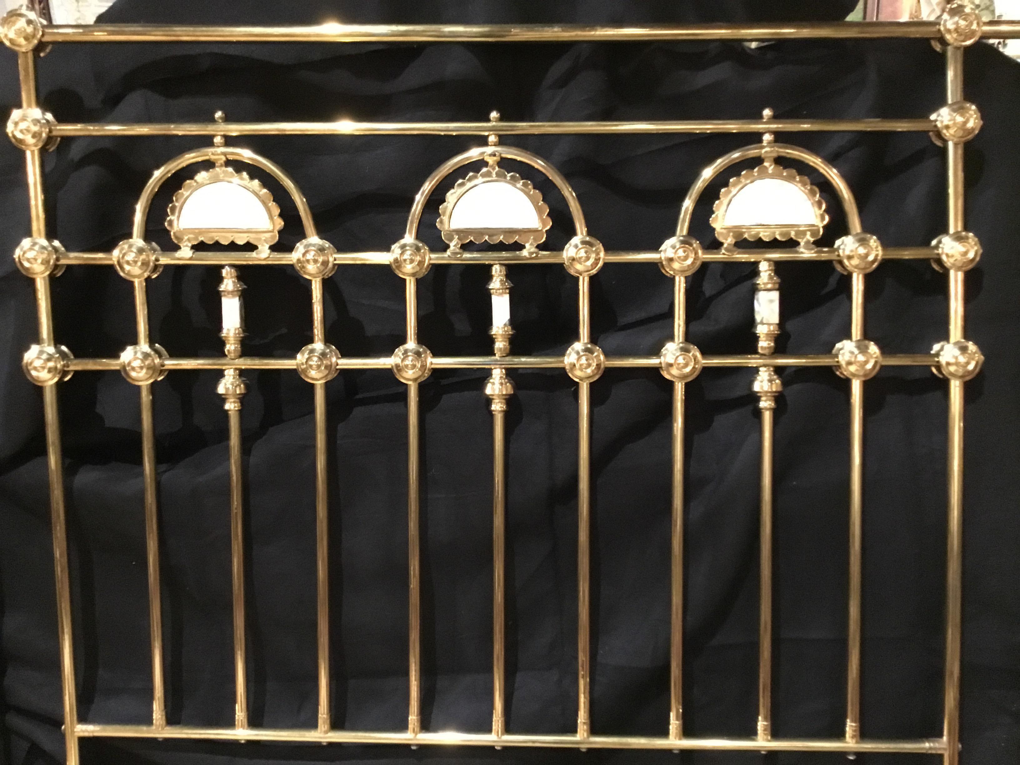 victorian brass bed frame