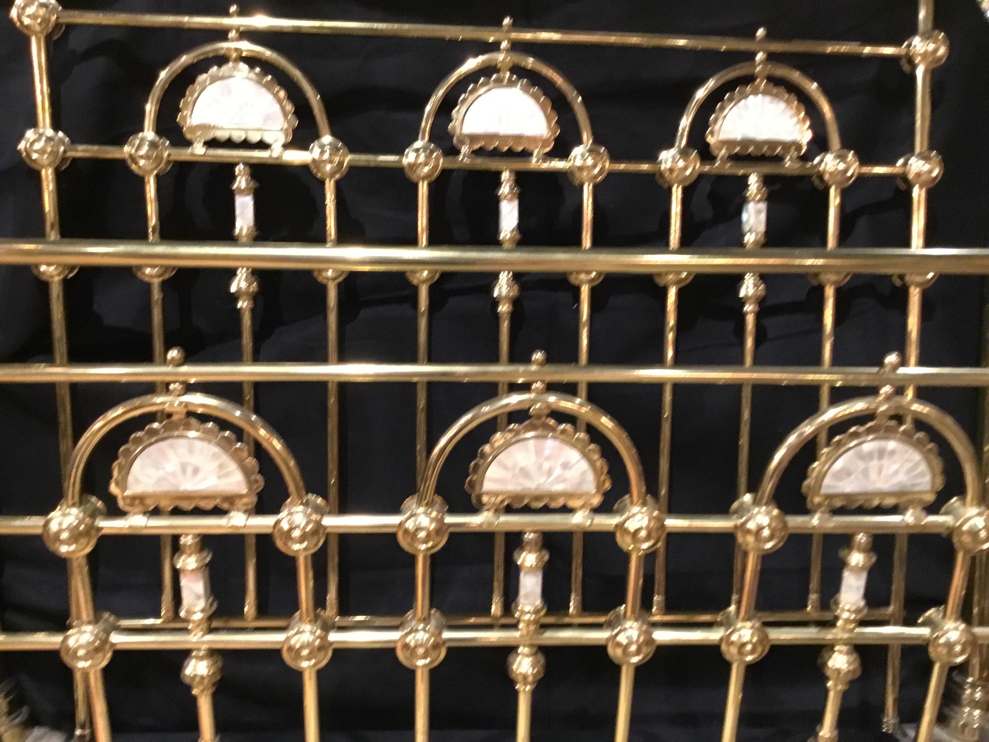 antique brass beds