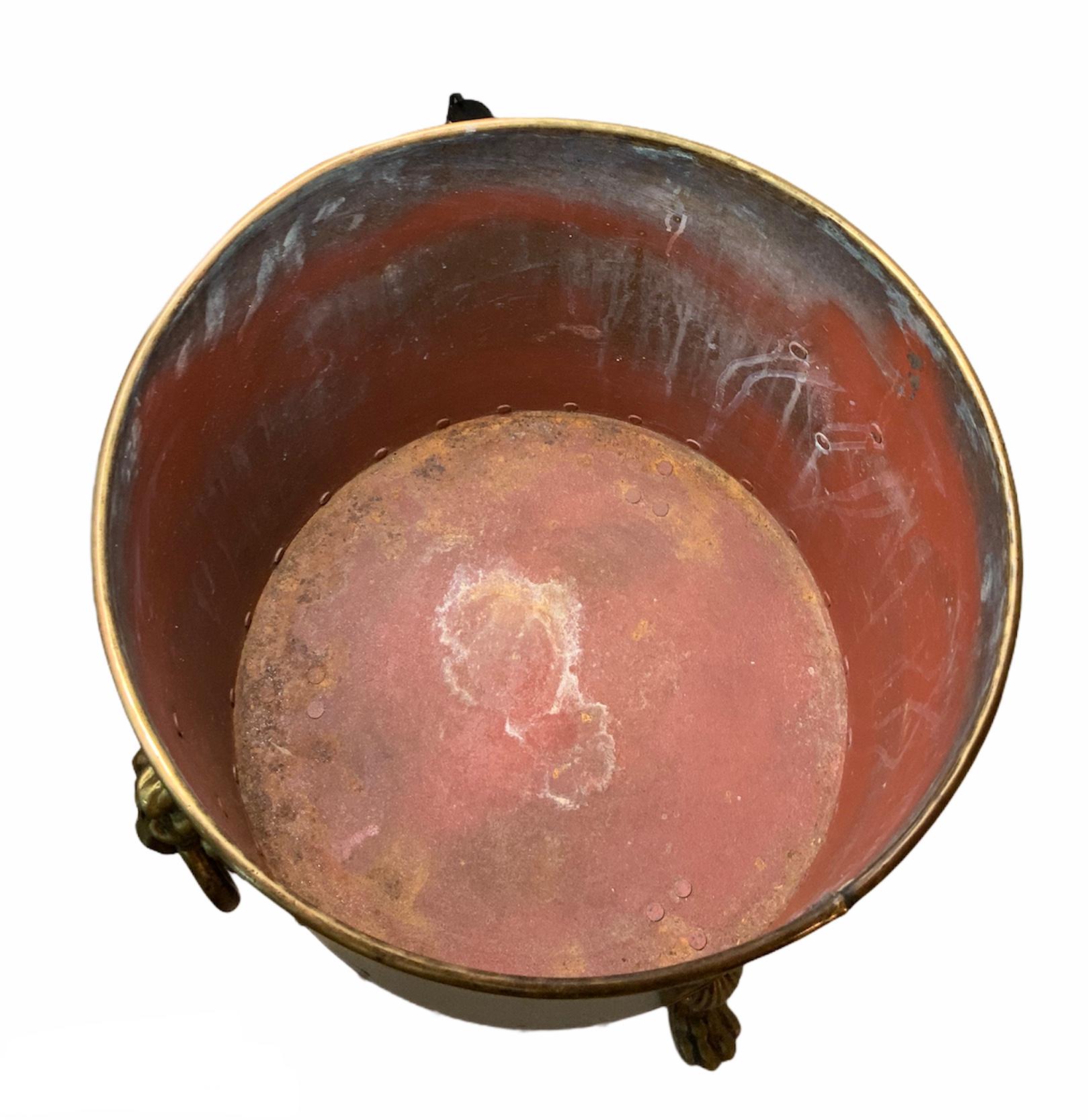 Victorian Brass Coal Hod Scuttle/Bucket 4