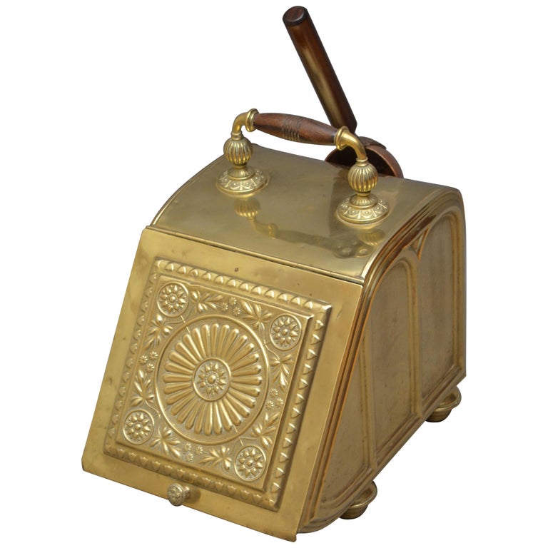 Victorian Brass Coal Scuttle at 1stDibs