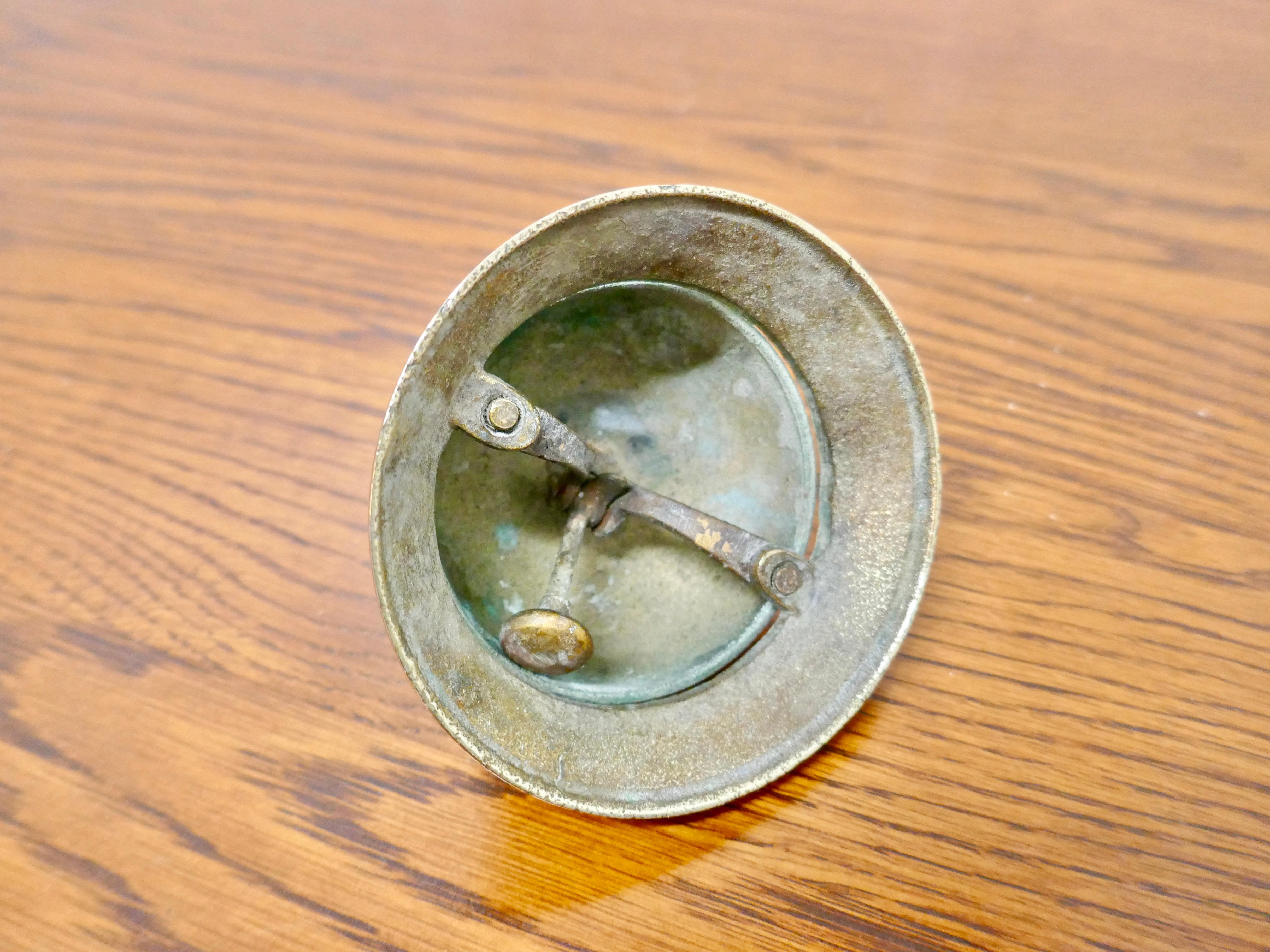 solid brass victorian style service desk bell