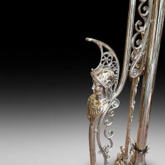 Victorian Brass Extending Standard Lamp