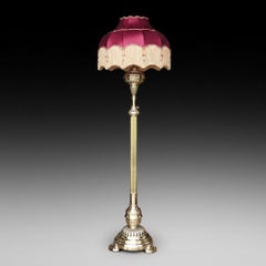 Victorian Brass & Extending Standard Oil Lamp - By Hinks of B'ham