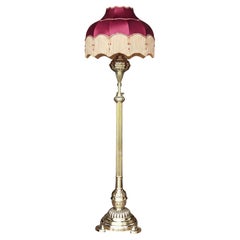 Victorian Brass & Extending Standard Oil Lamp - By Hinks of B'ham