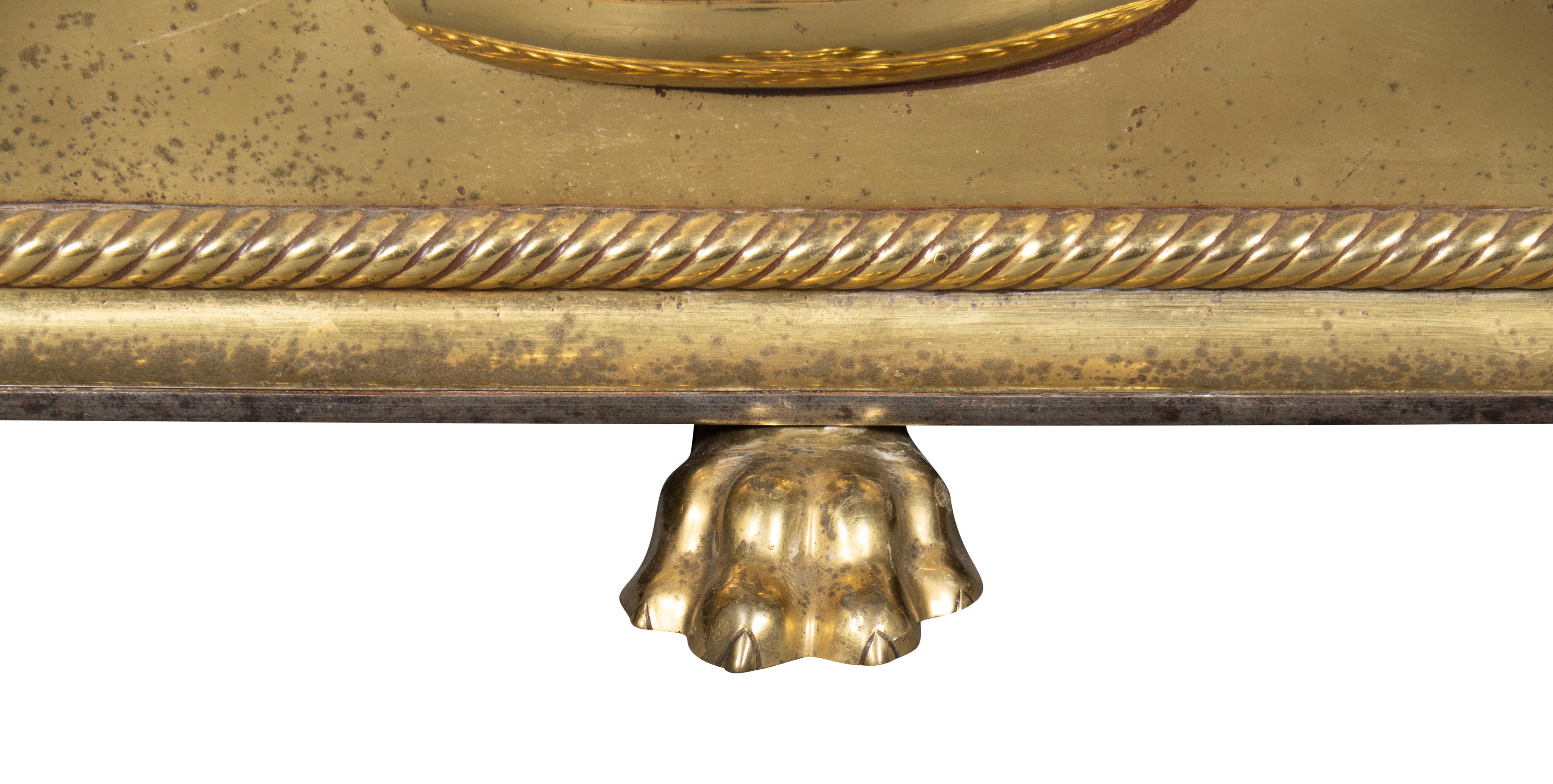 Parafuoco vittoriano in ottone in vendita 1