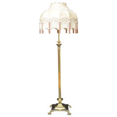 Viktorianische Stehlampe aus Messing