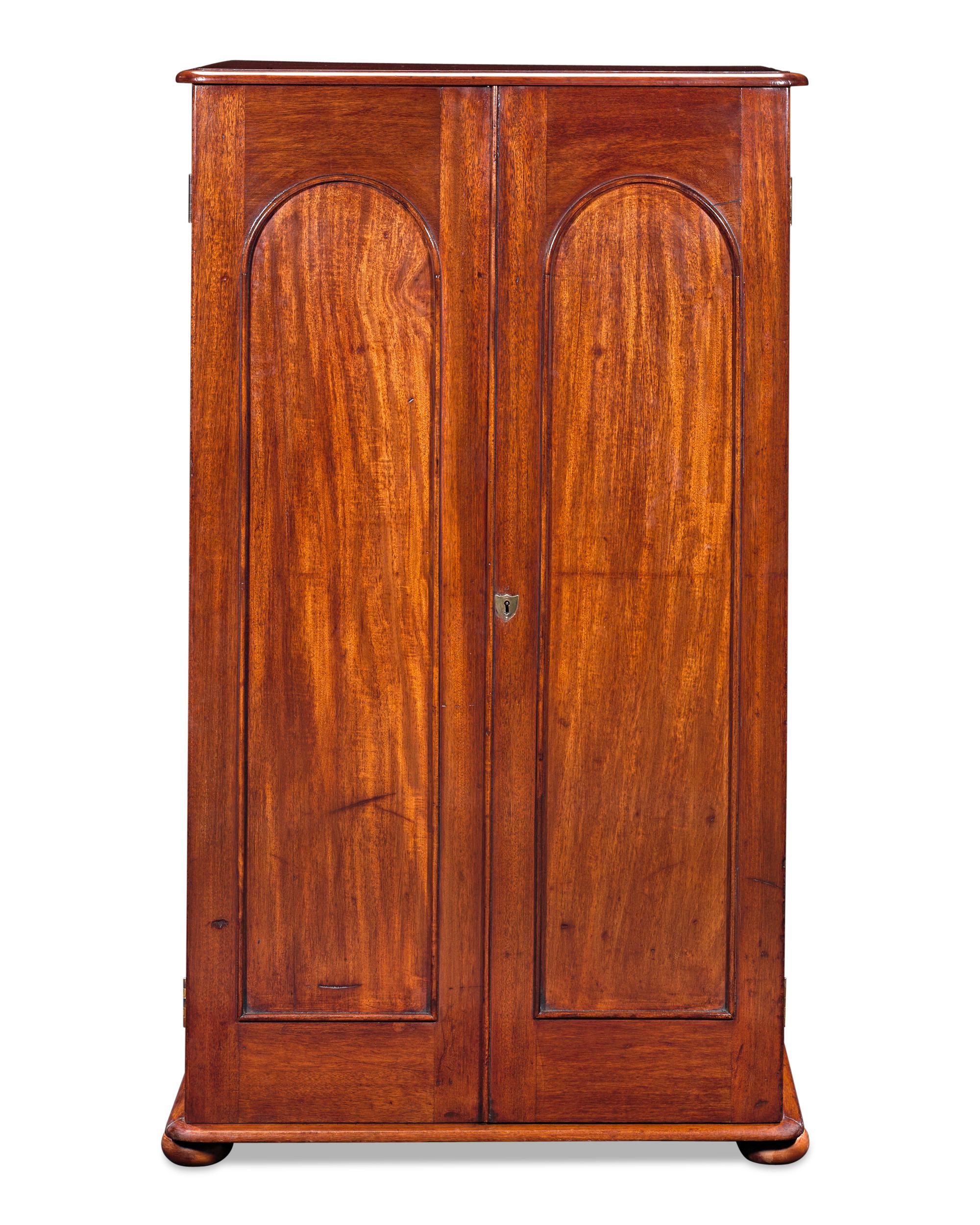 Victorian Brass Hardware Collector's Cabinet In Excellent Condition In New Orleans, LA