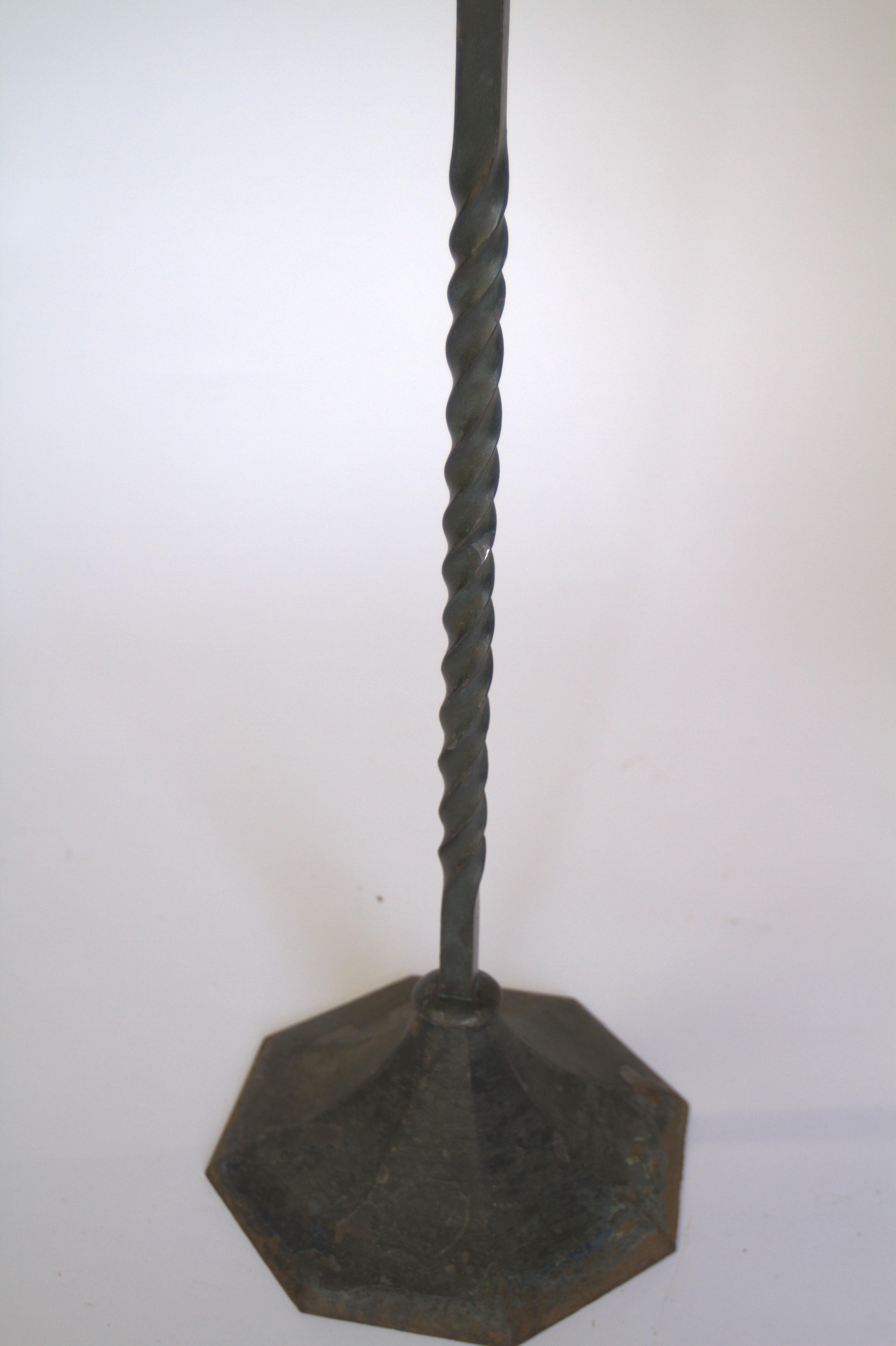 Atril victoriano de latón, hierro y roble en Bueno estado para la venta en Dereham, GB