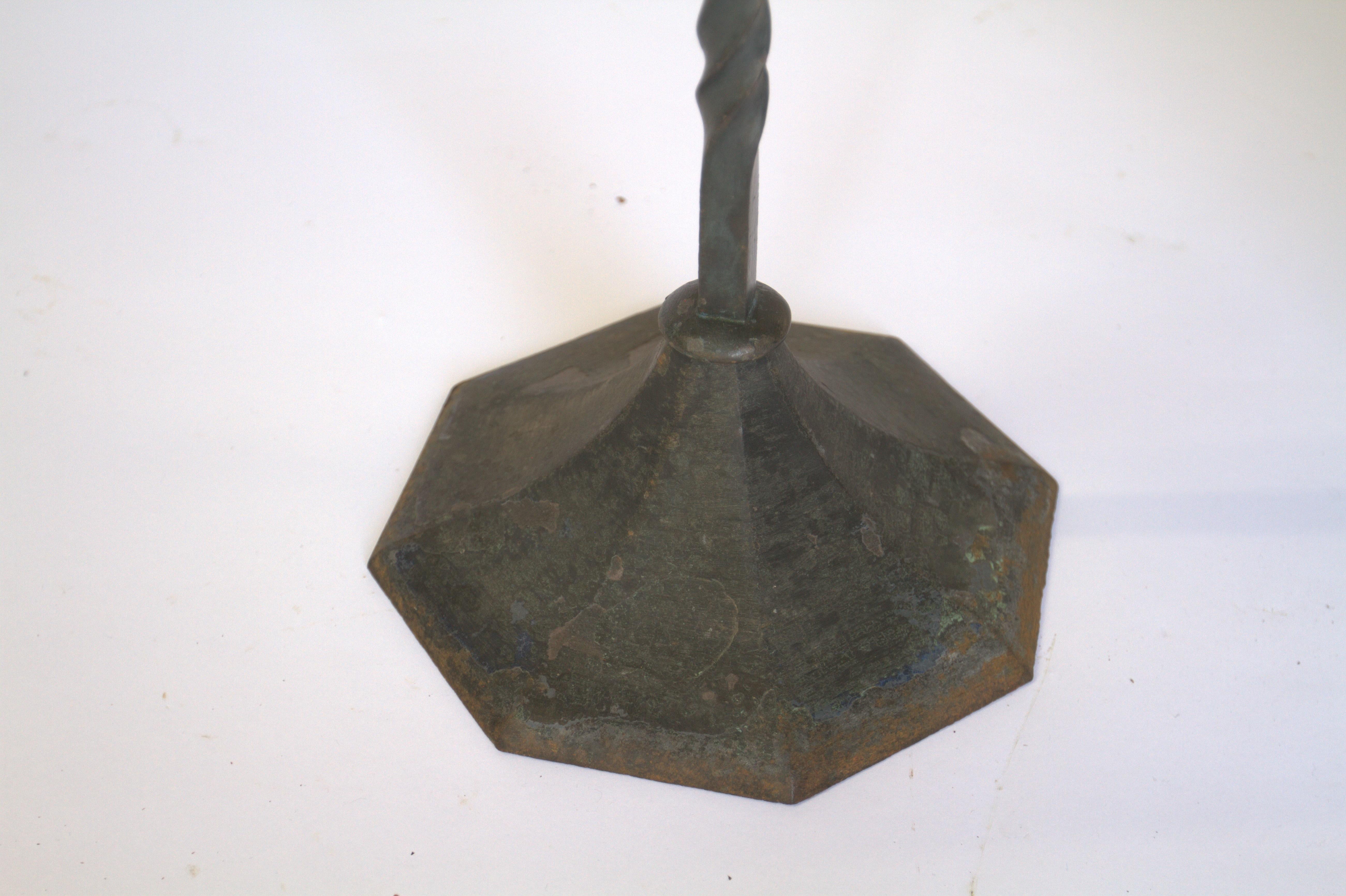 Atril victoriano de latón, hierro y roble siglo XIX en venta