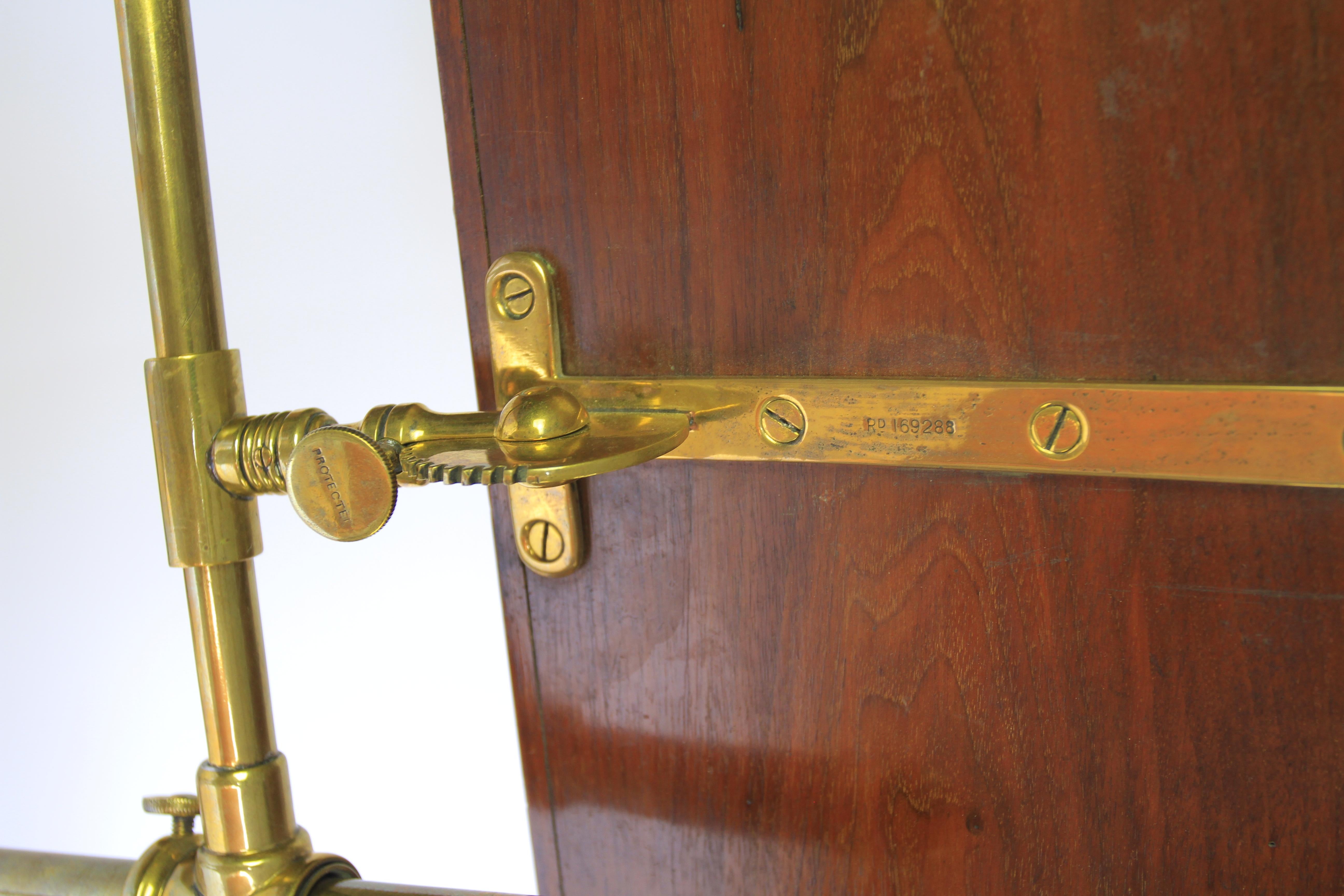 19th Century Victorian Brass & iron reading / music stand with Lectern For Sale