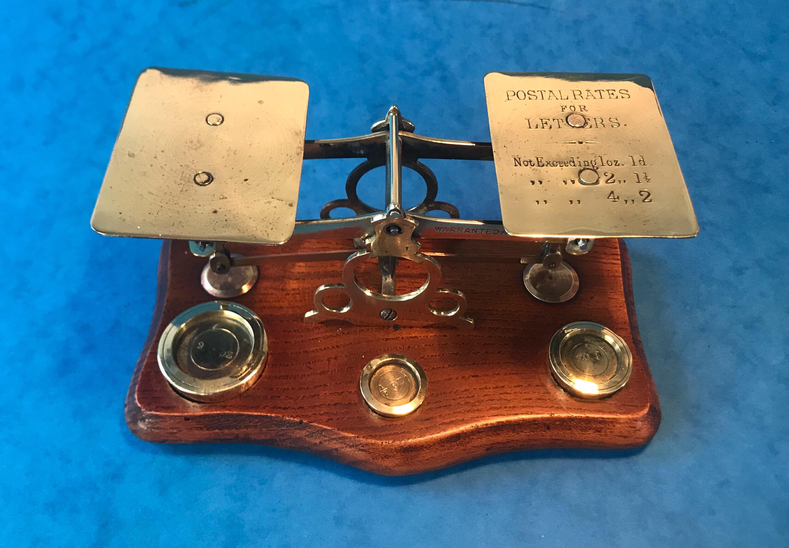 Victorian Brass Letter Scales For Sale 8