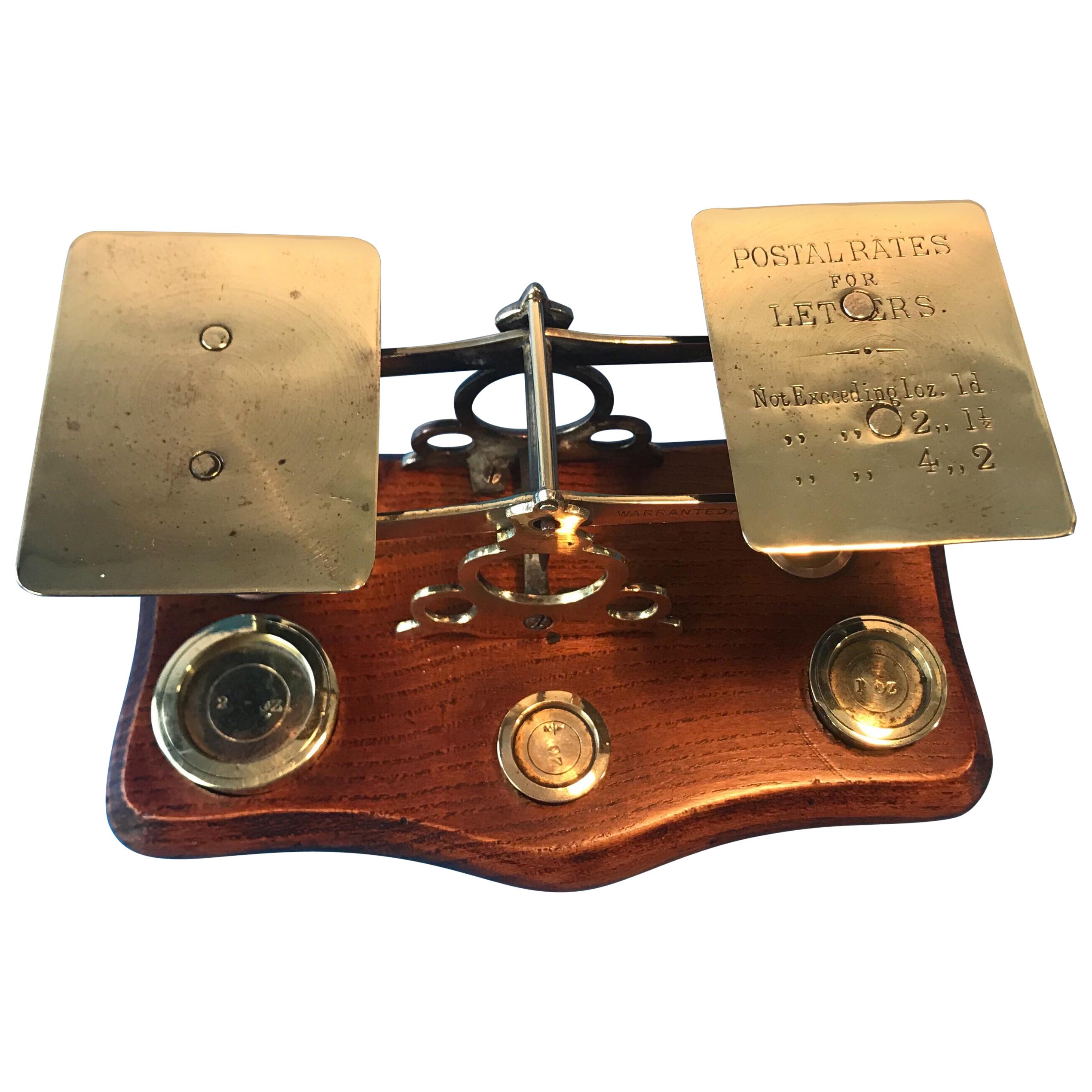 Victorian Brass Letter Scales For Sale