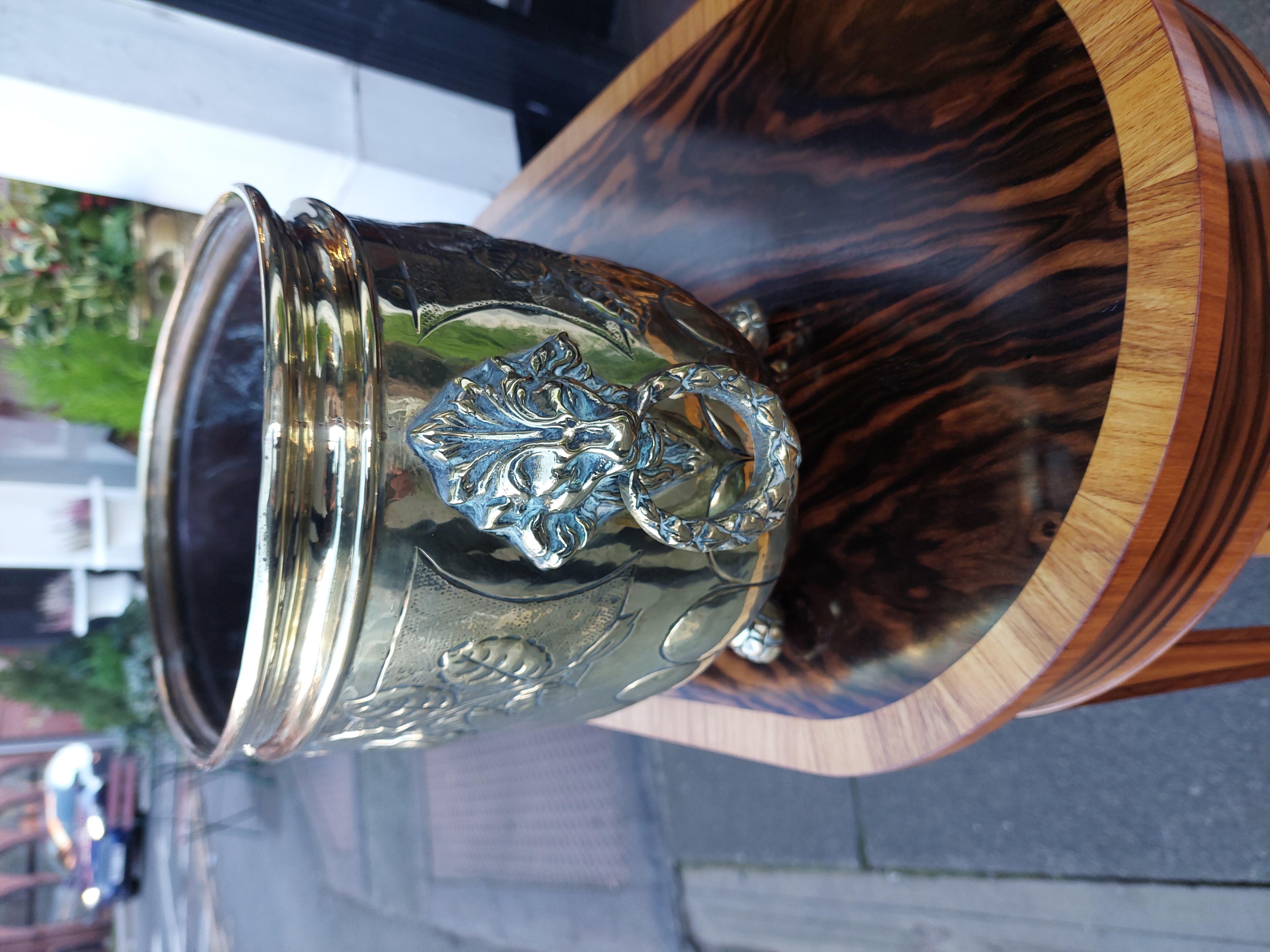 Anglais Victorian Brass Planter Trough en vente