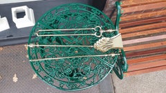 Victorian Brass Set of Three Fire Irons