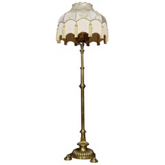 Victorian Brass Standard Lamp