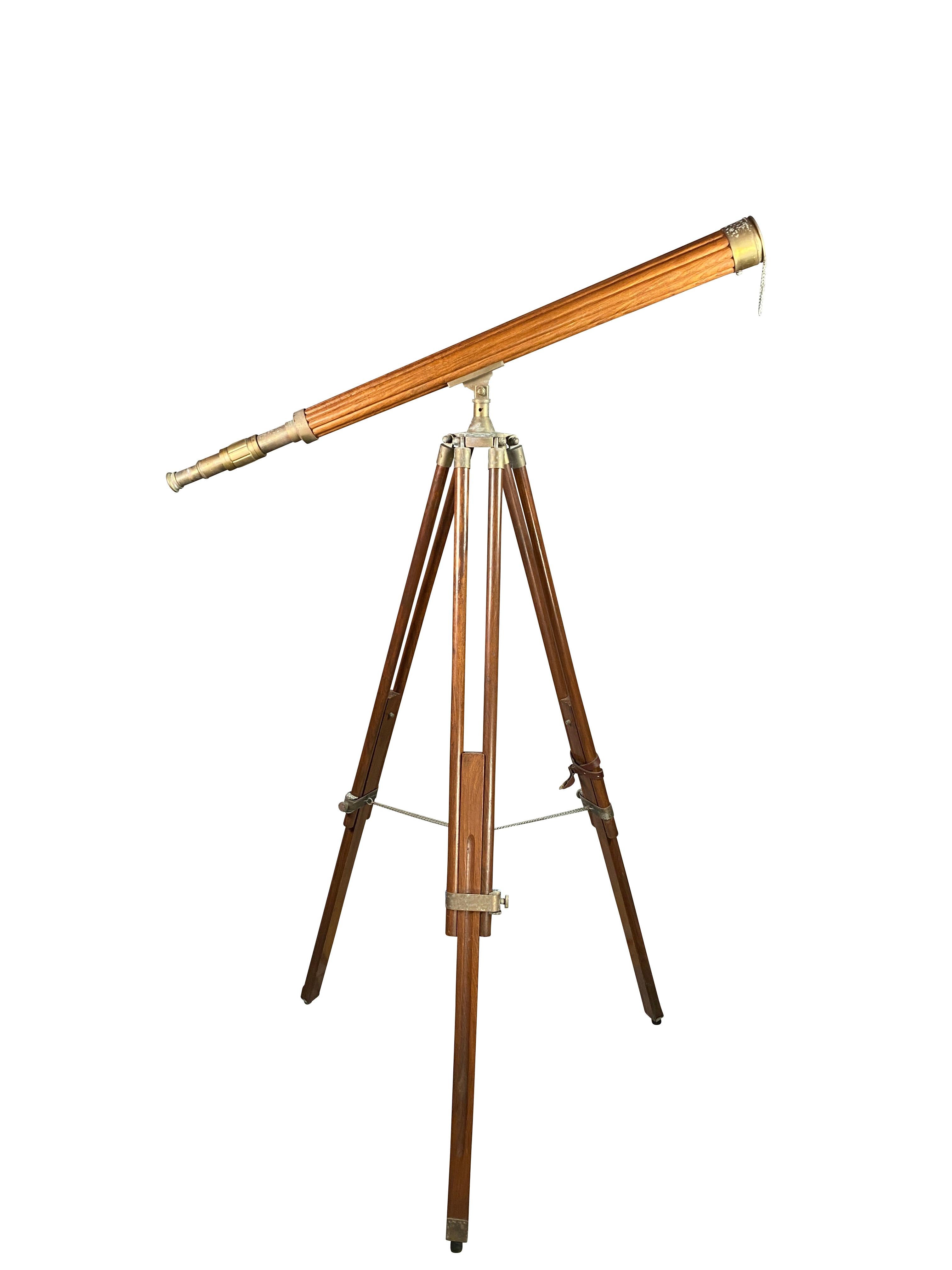 English Victorian Brass Telescope