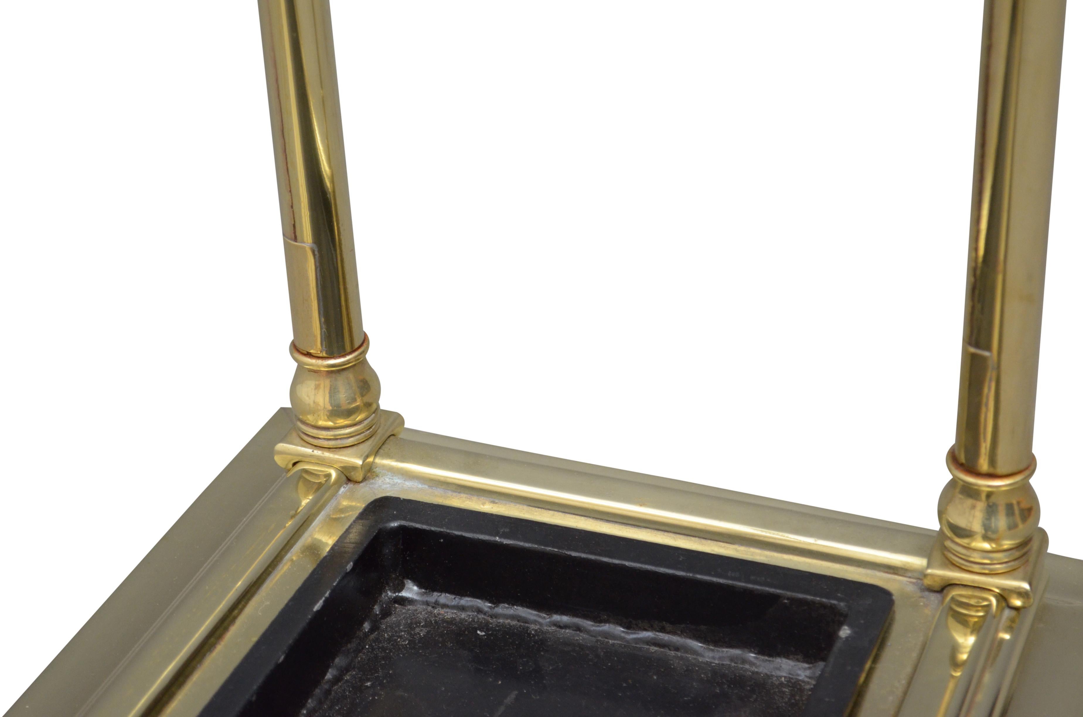 Victorian Brass Umbrella Stand In Good Condition In Whaley Bridge, GB