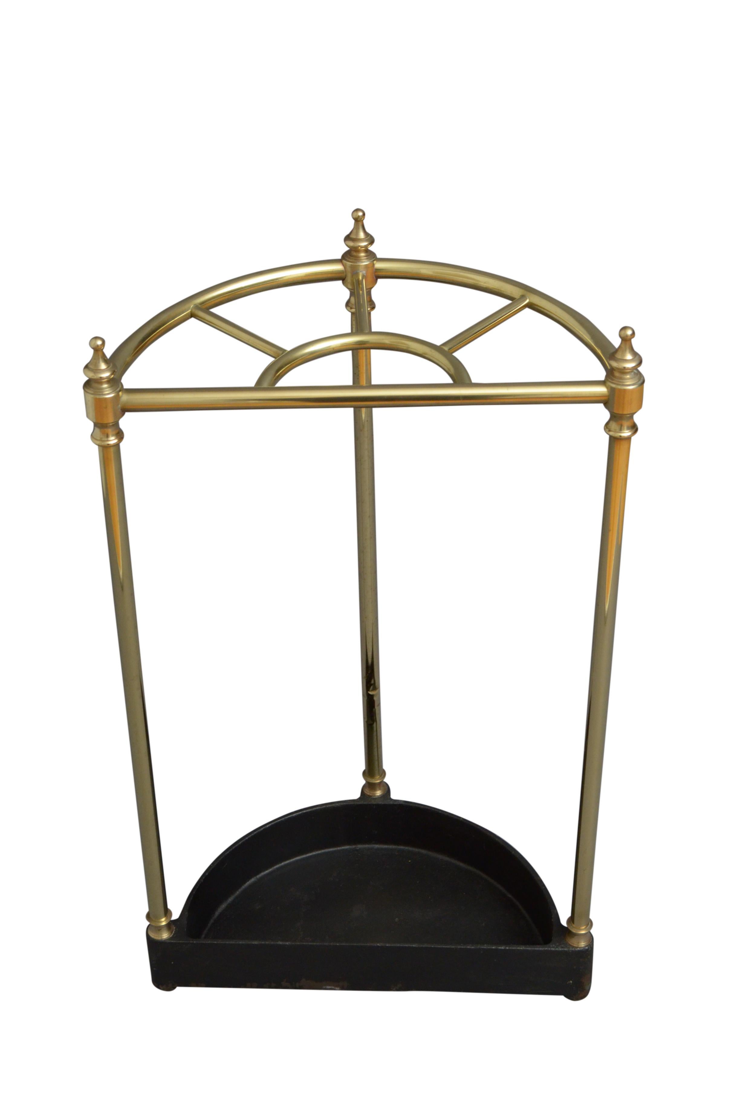 Victorian Brass Umbrella Stand 1