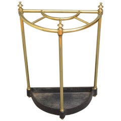 Victorian Brass Umbrella Stand