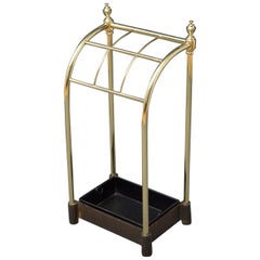 Victorian Brass Umbrella Stand