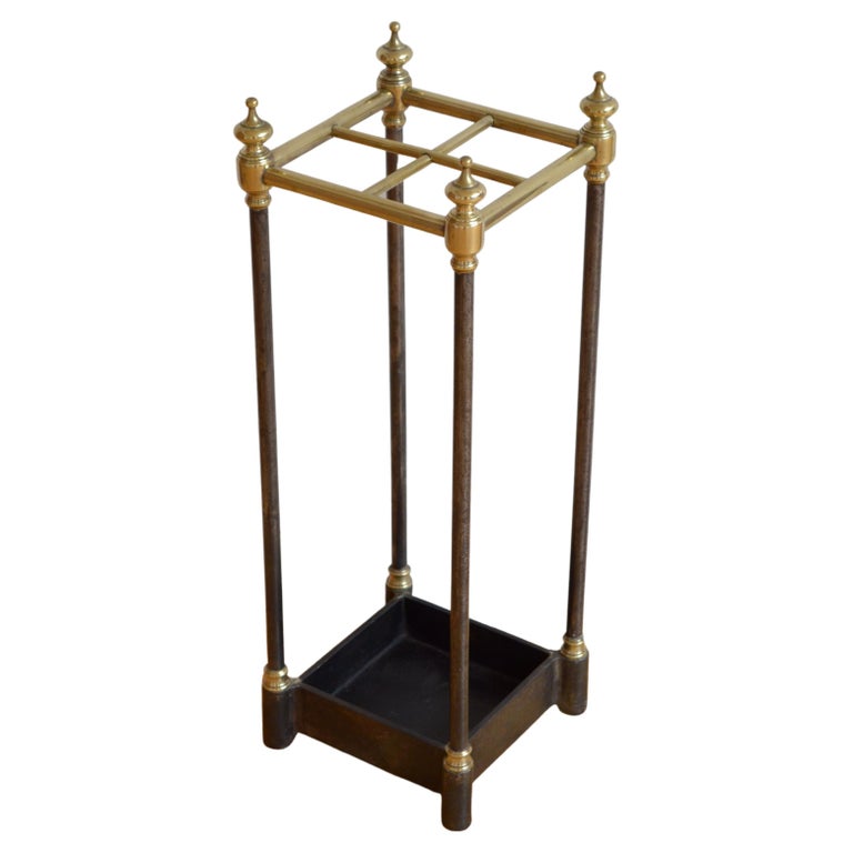 Victorian Brass Umbrella Stand For Sale at 1stDibs