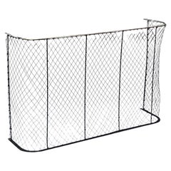 Victorian Brass Wire Mesh Nursery Fender Fire Spark Guard