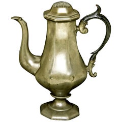 Victorian Britannia Metal Coffee Pot