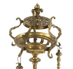 Victorian Bronze Fire Tool Stand