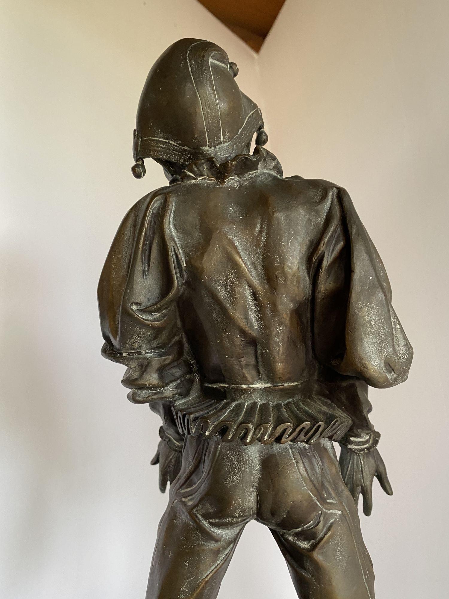 Scupture bouffon victorienne en bronze d'après Alfred Barye, France 1860 en vente 8