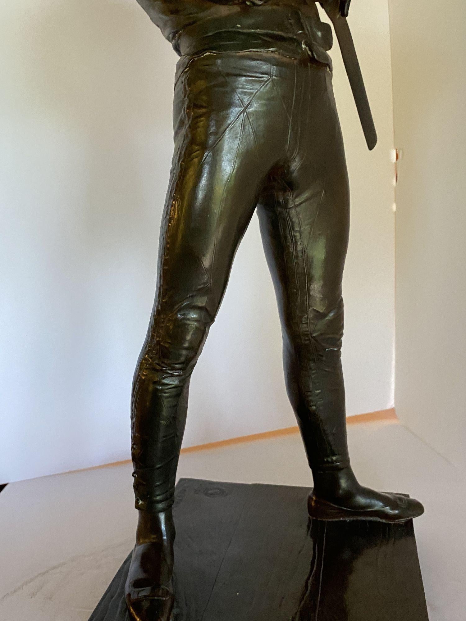 Victorian Bronze Statue of Arlequin Harlequin by René de Saint-Marceaux 8