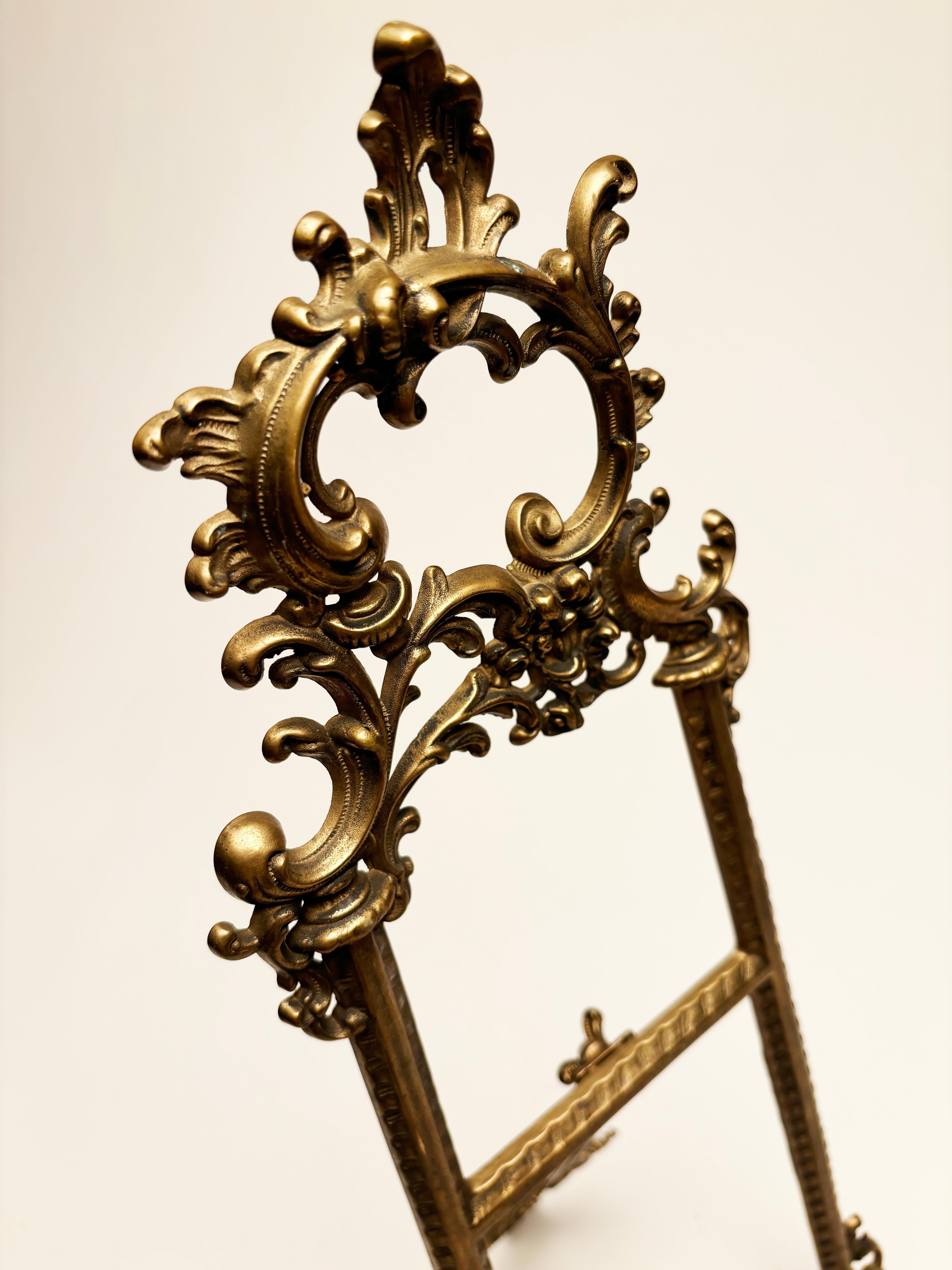 Viktorianische Bronze Tisch Staffelei 4
