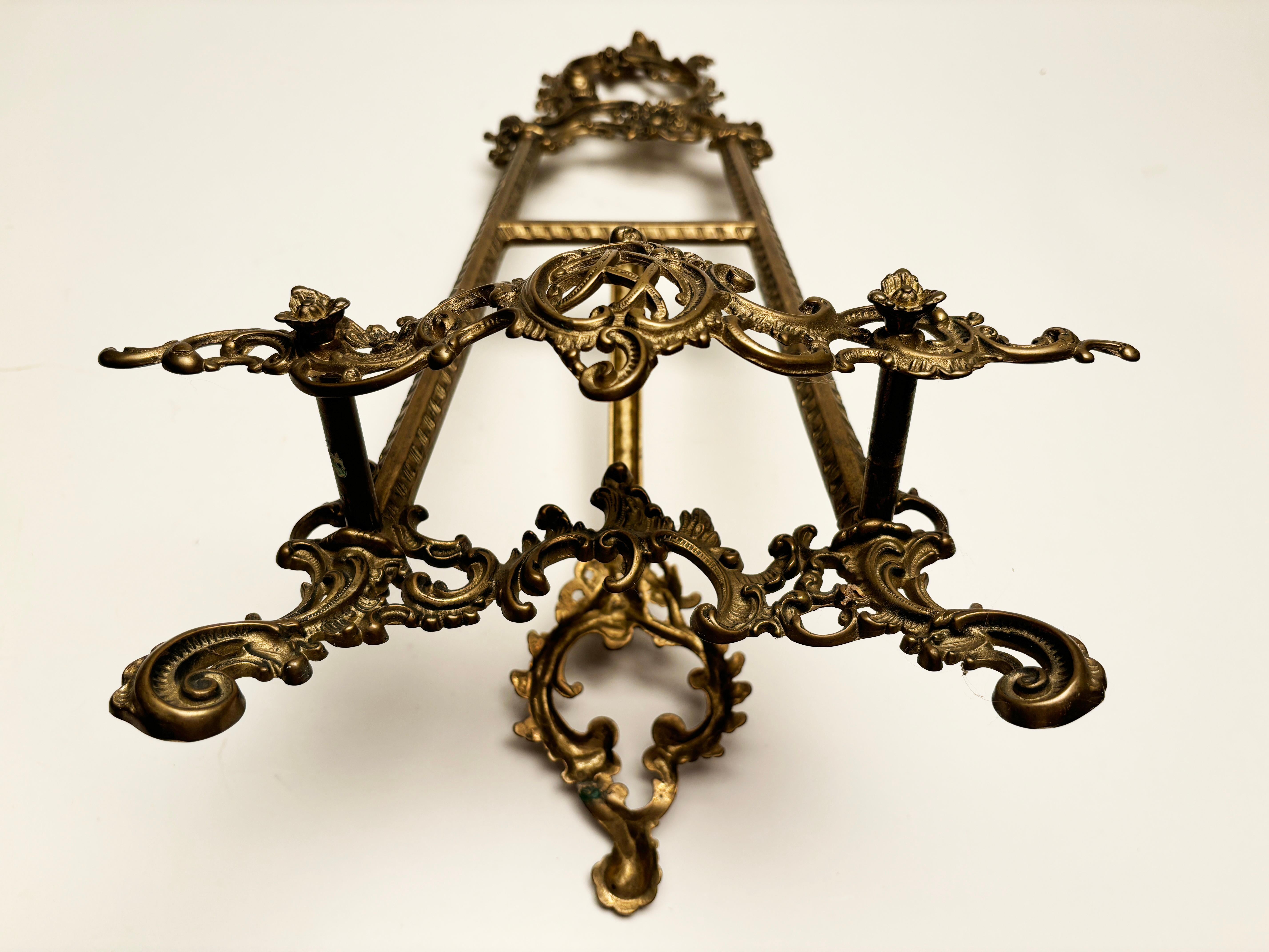 Viktorianische Bronze Tisch Staffelei 7