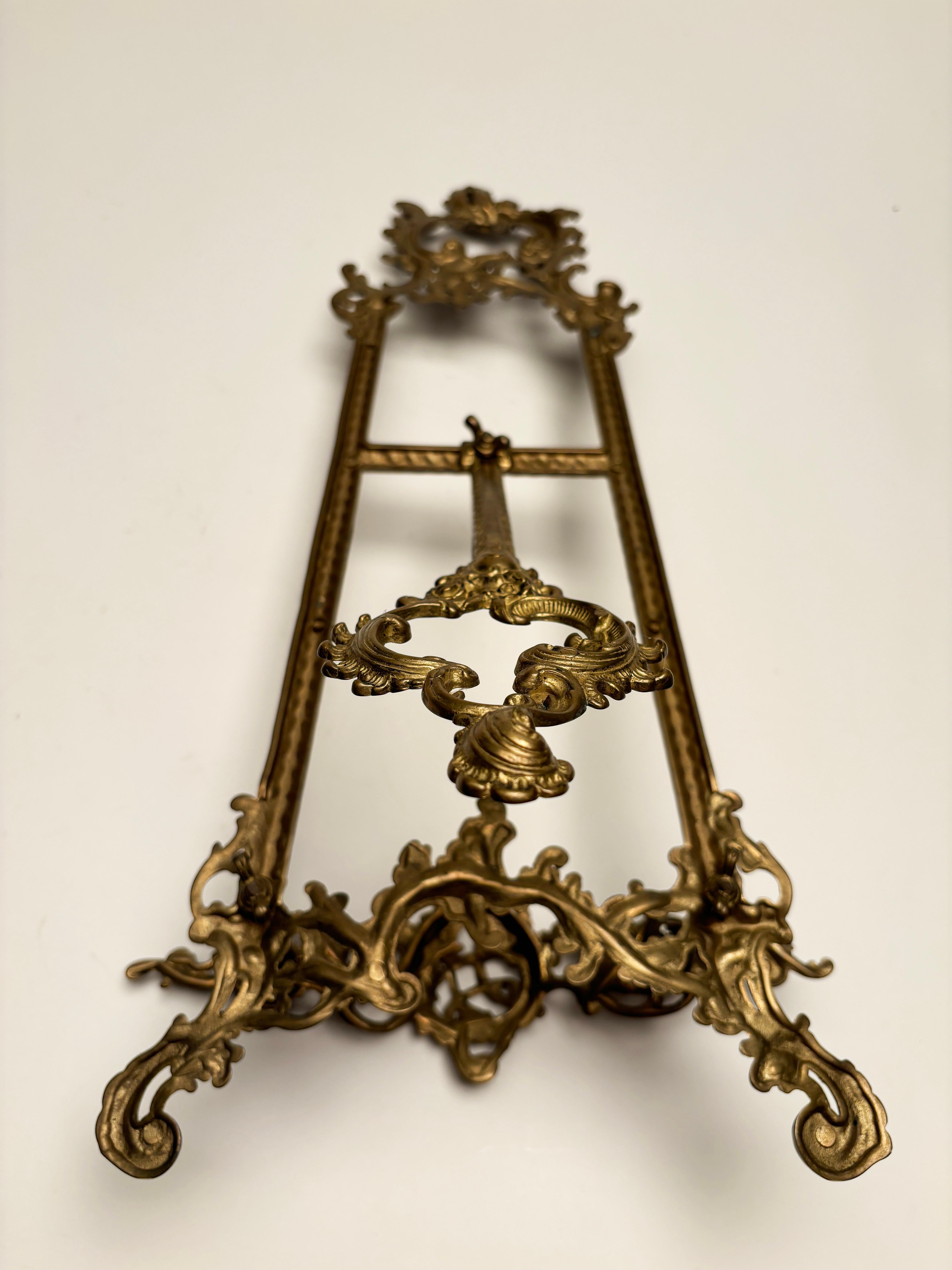 Viktorianische Bronze Tisch Staffelei 8