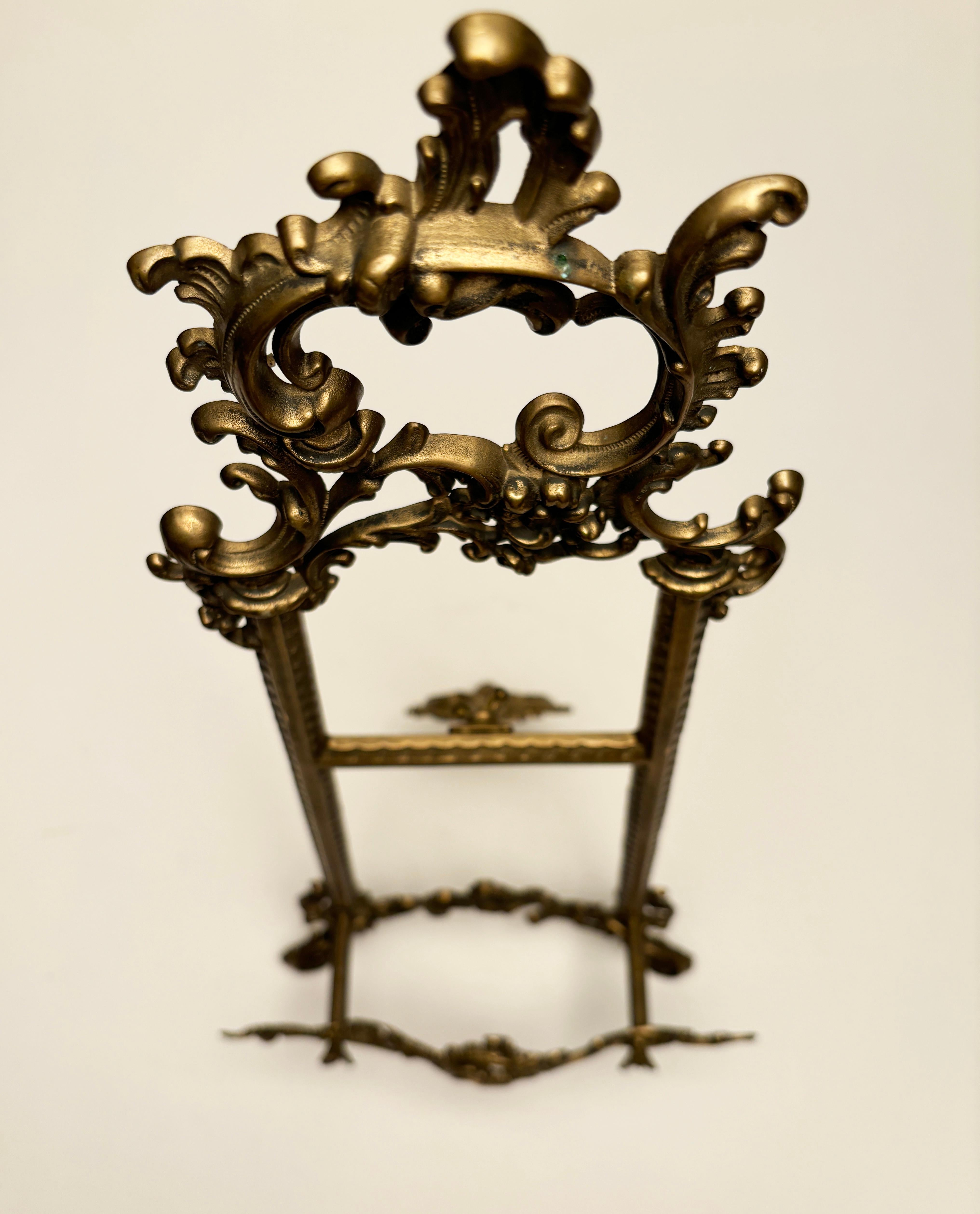 Viktorianische Bronze Tisch Staffelei 9