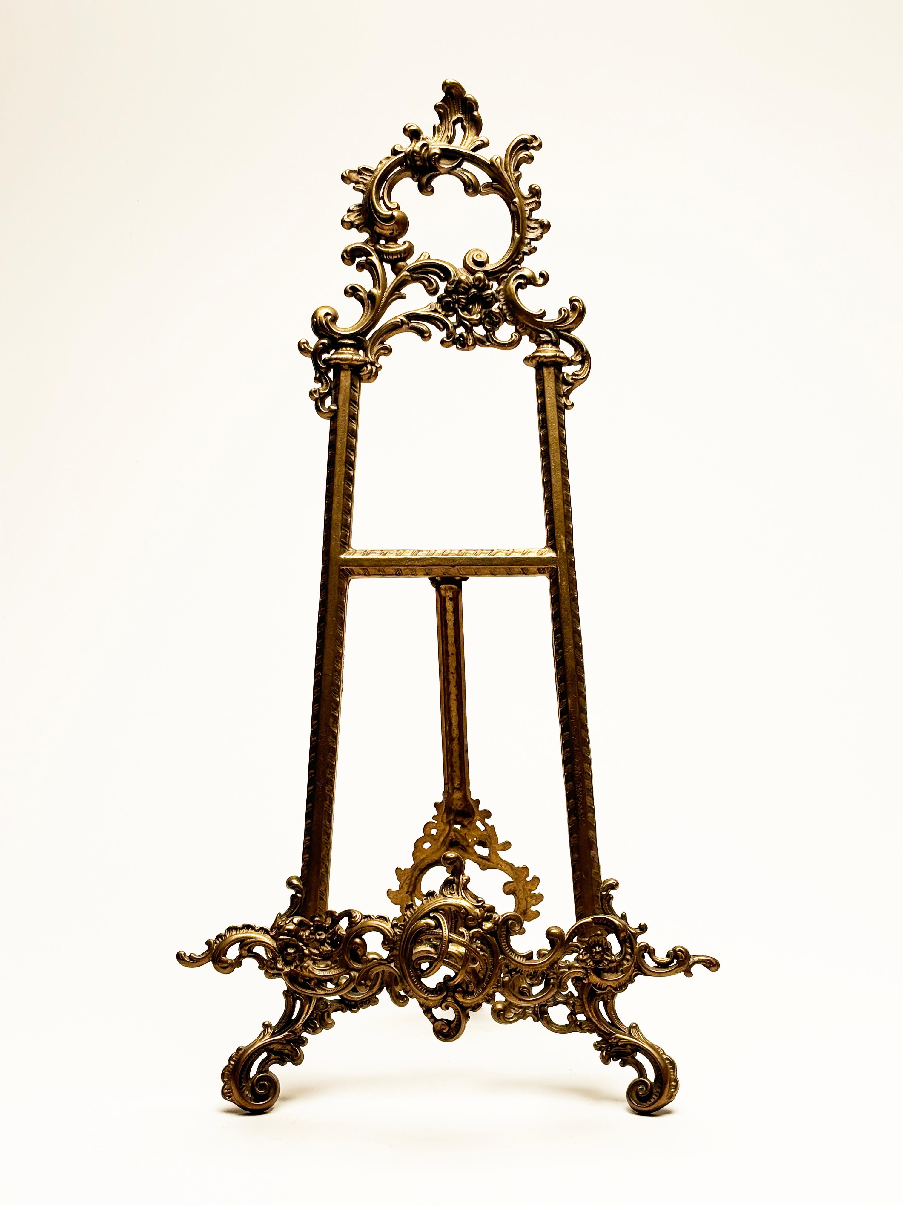 Viktorianische Bronze Tisch Staffelei 10