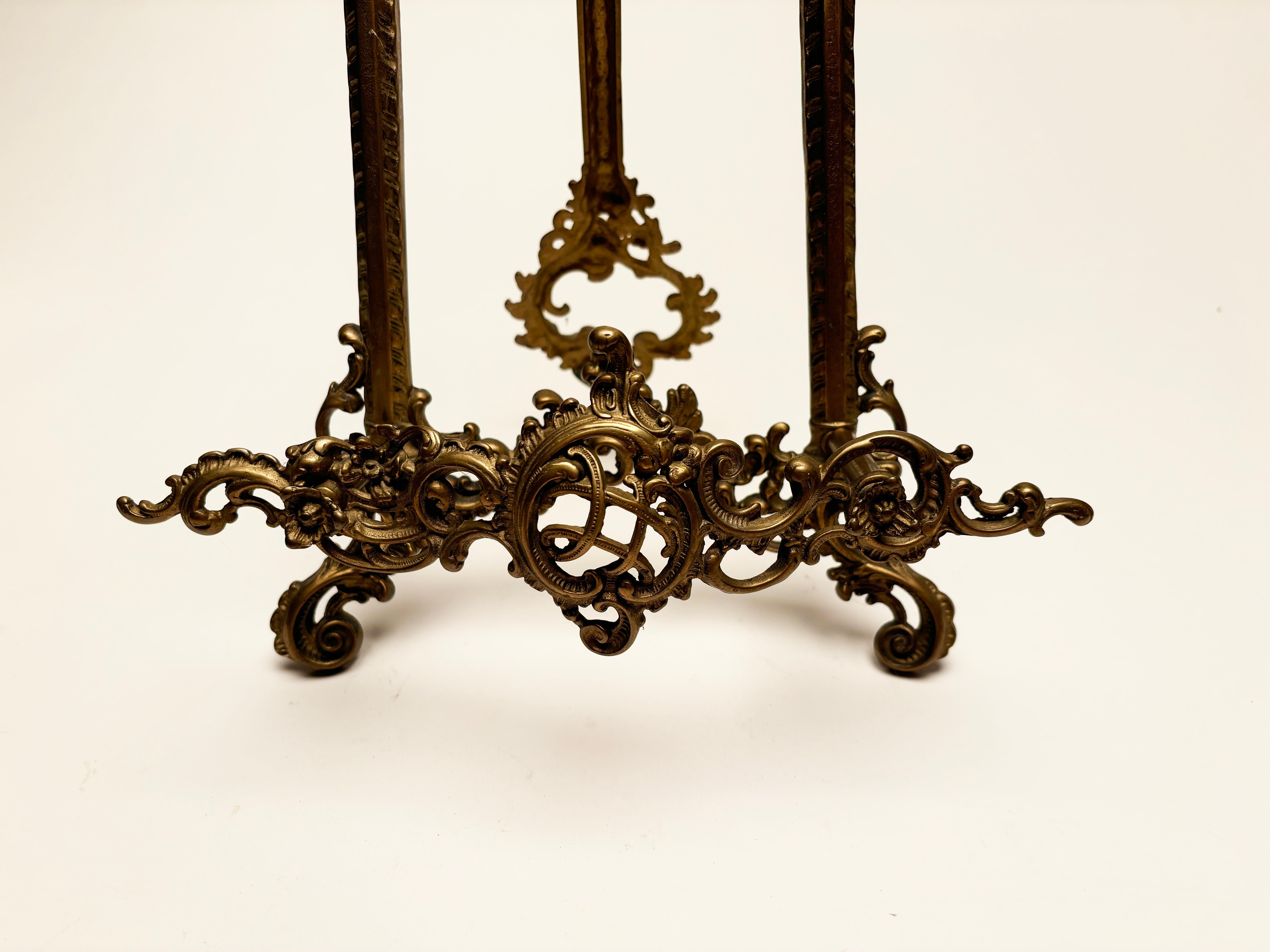 Viktorianische Bronze Tisch Staffelei (Unbekannt)