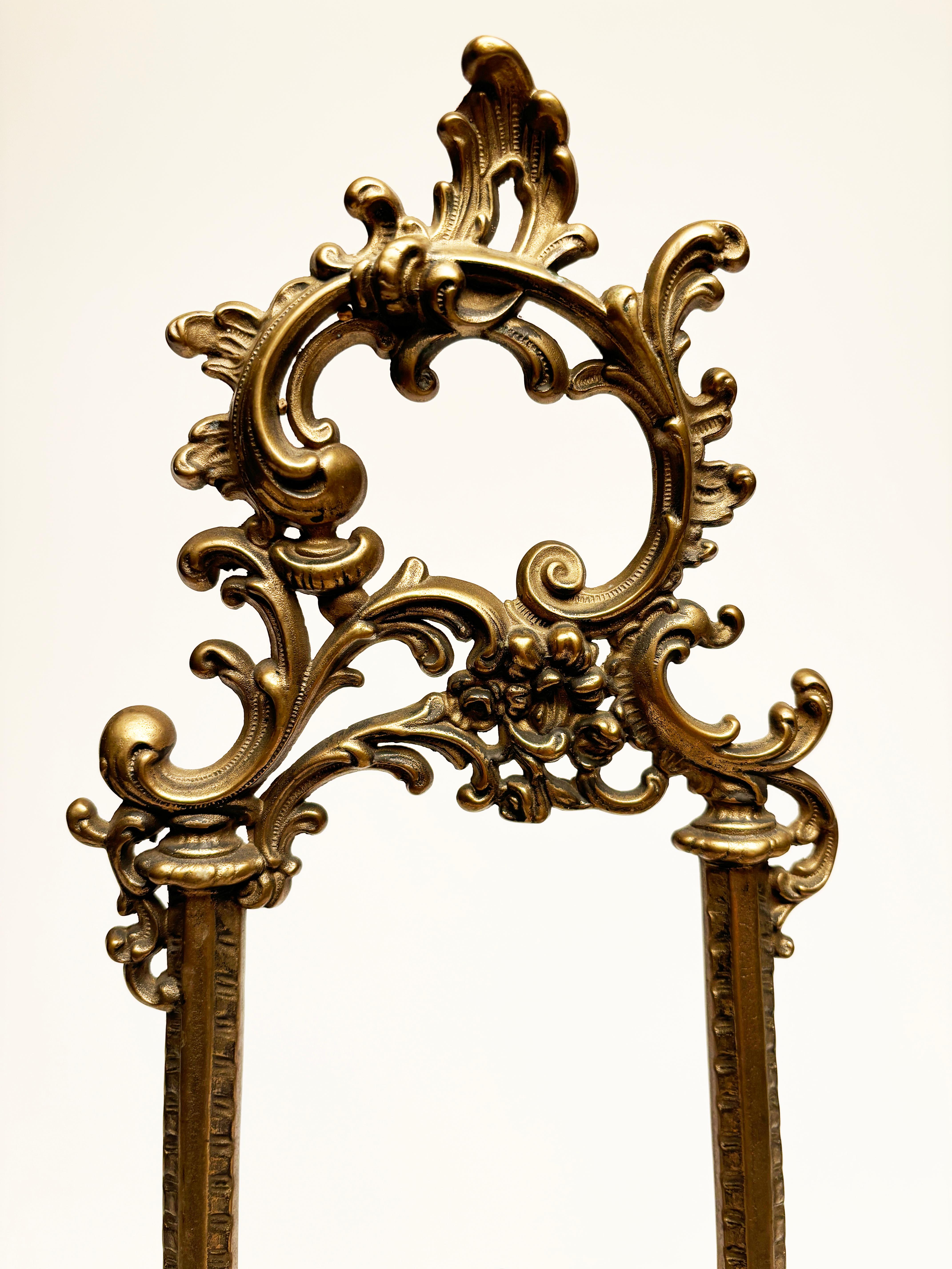 Viktorianische Bronze Tisch Staffelei im Zustand „Gut“ in Louisville, KY
