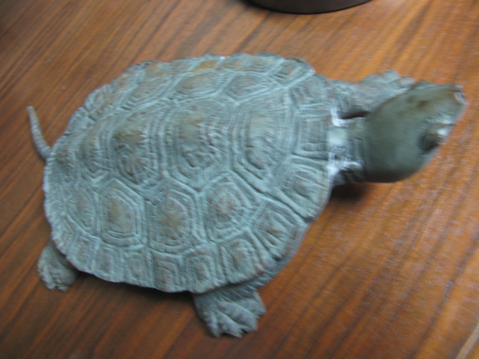 Late Victorian Victorian Bronze Turtle Fountain