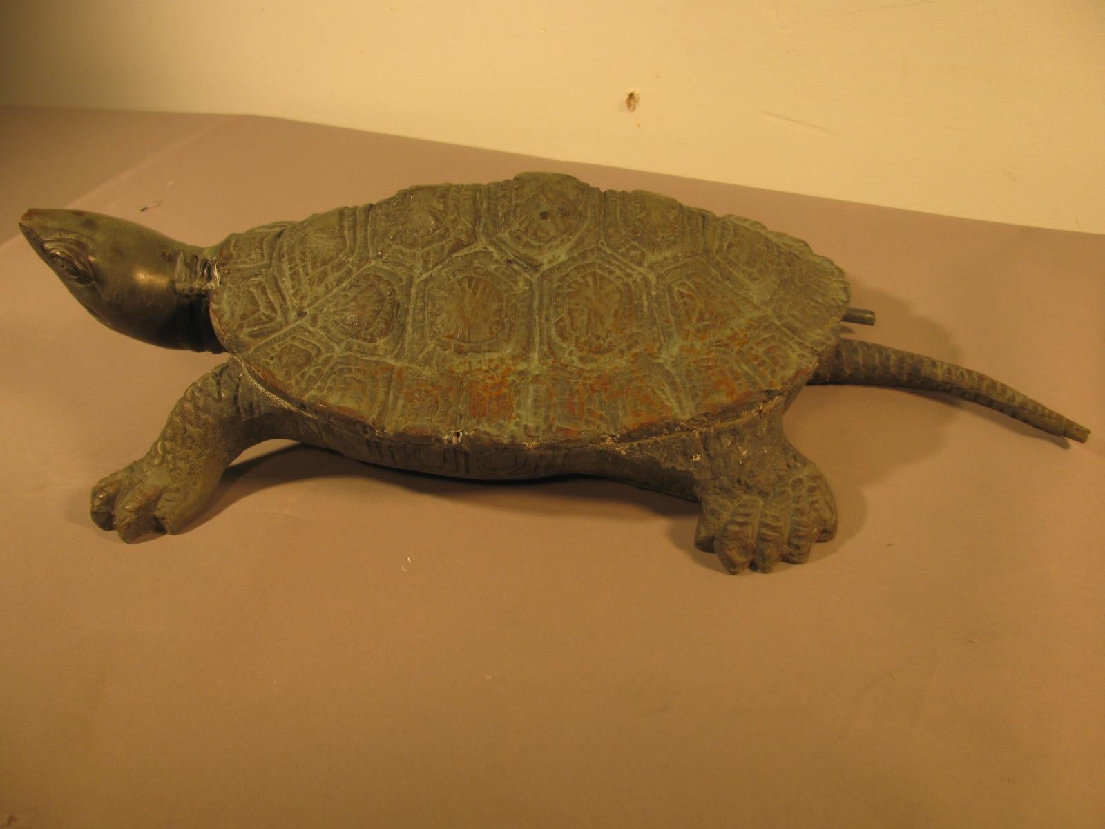 Victorian Bronze Turtle Fountain 1