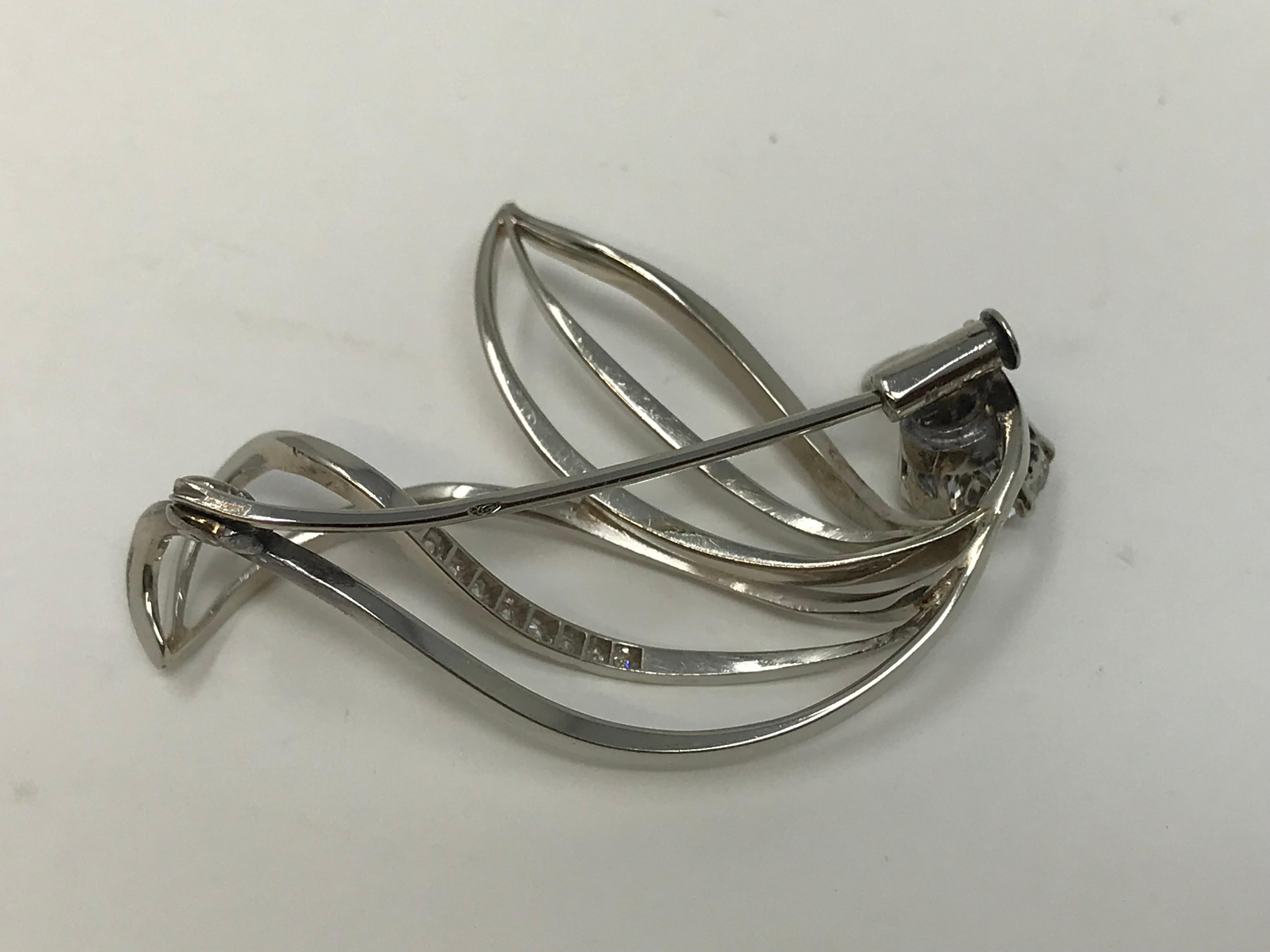 Broche Victorienne 14K & .78Ct Diamant Bon état - En vente à Montreal, QC