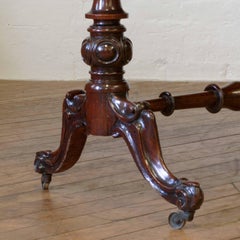 Victorian Burr Walnut Centre Table