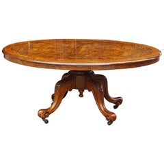 Victorian Burr Walnut Coffee Table