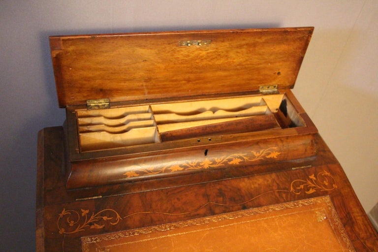 Victorian Burr Walnut Davenport Desk at 1stDibs victorian davenport desk