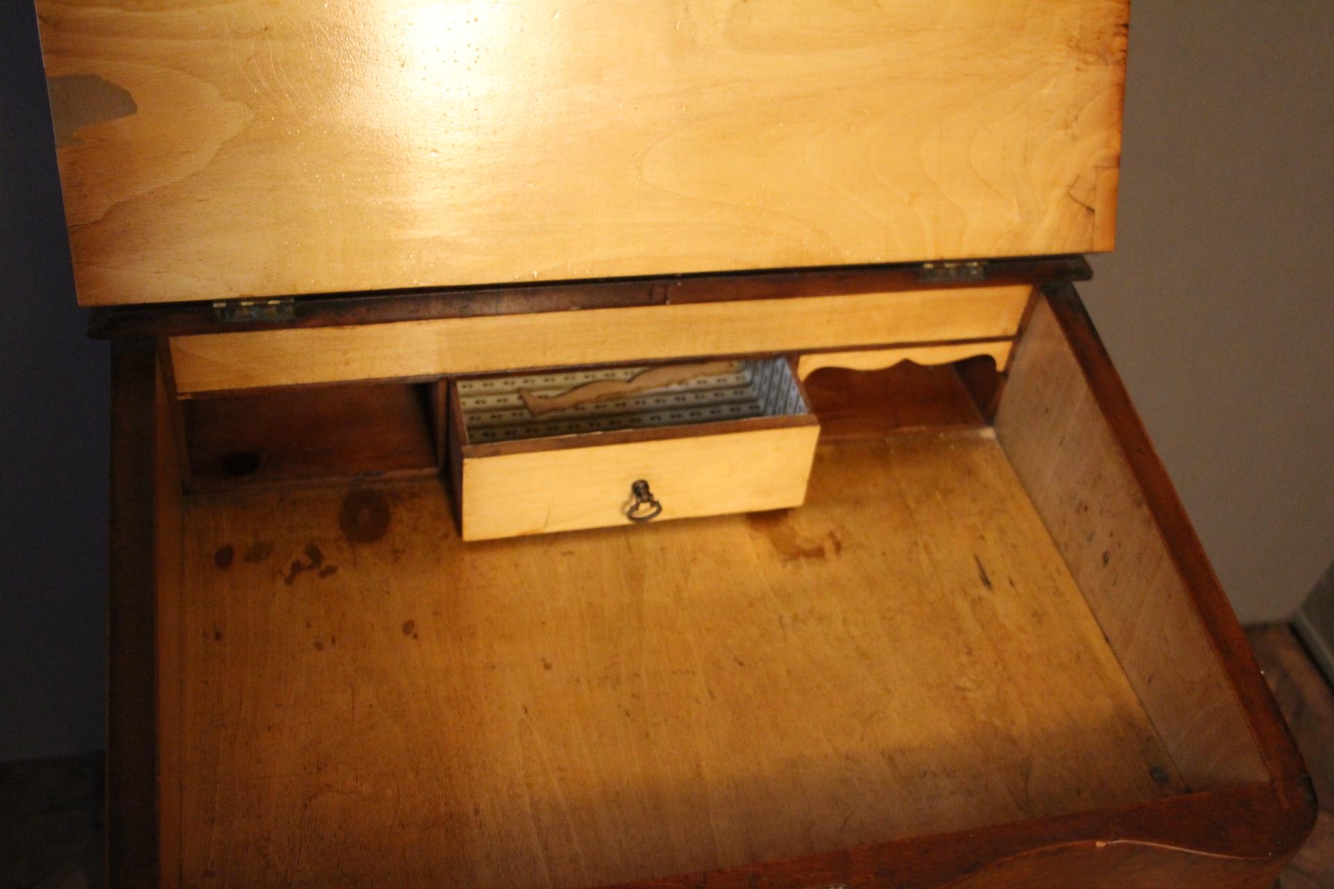 Victorian Burr Walnut Davenport Desk 3