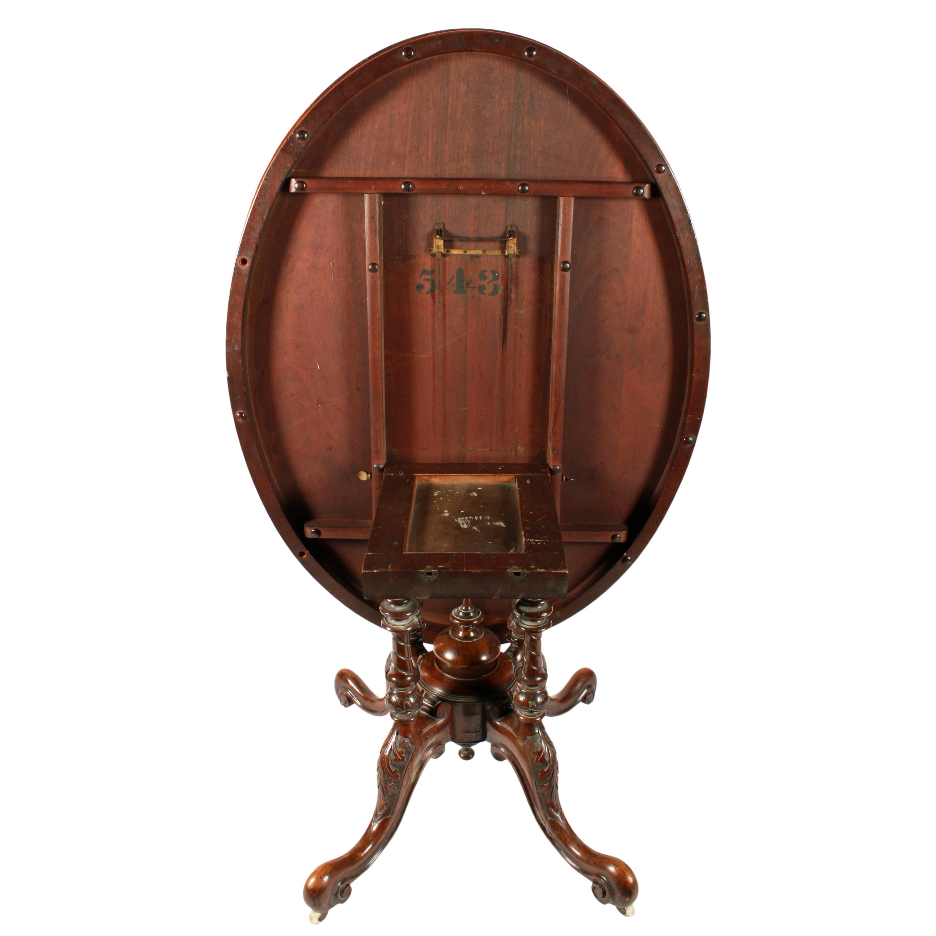 Late 19th Century 19th Century Victorian Burr Walnut Inlaid Dining o rCentre Table  For Sale